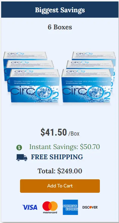 Order 6 Boxes of CircO2 – Maximum Savings